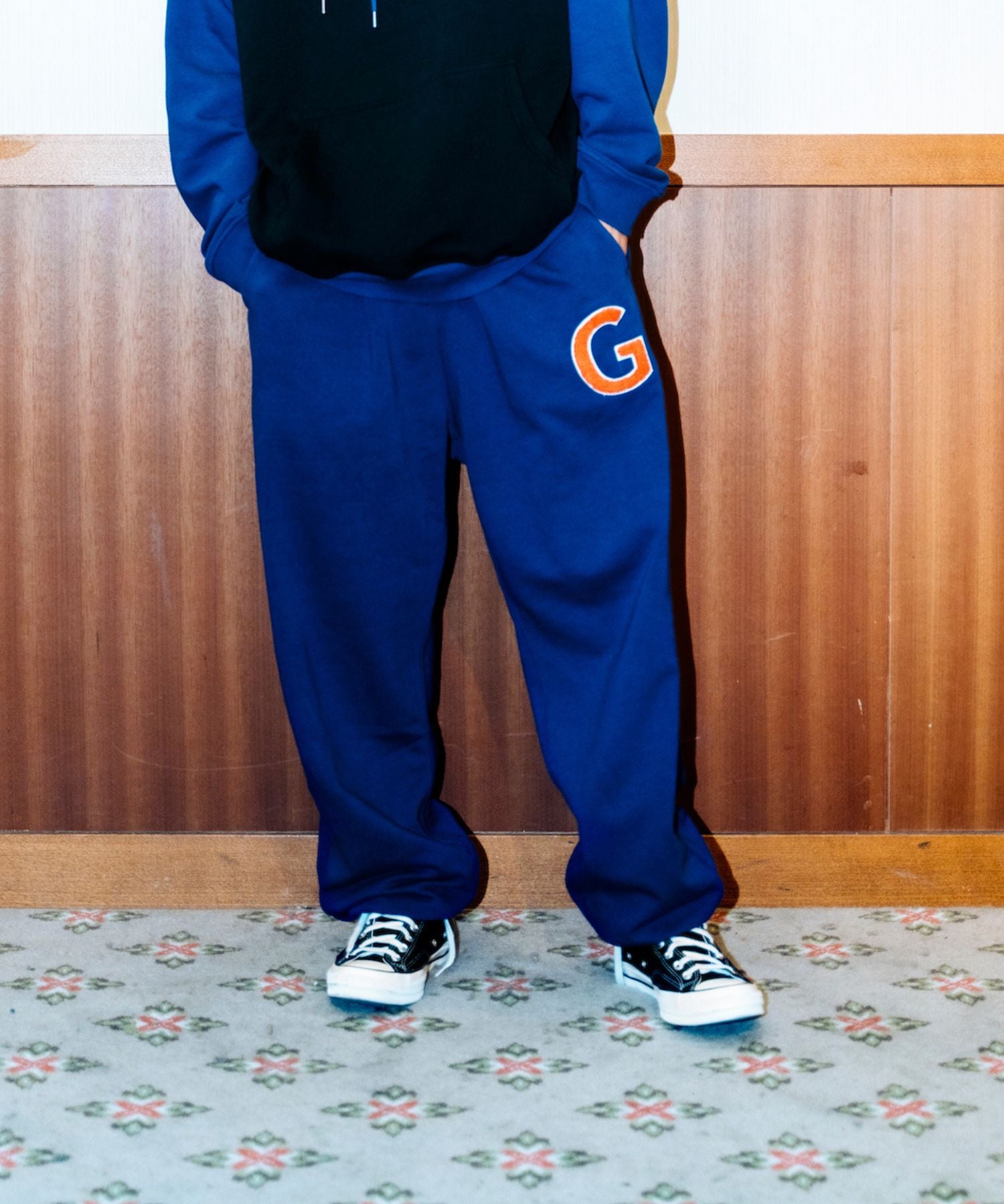 WAPPEN SWEAT PANTS (BLUE)