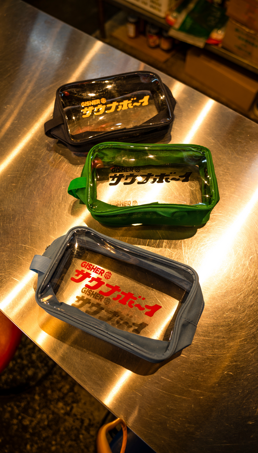 【GISHER×サウナボーイ】CLEAR POUCH