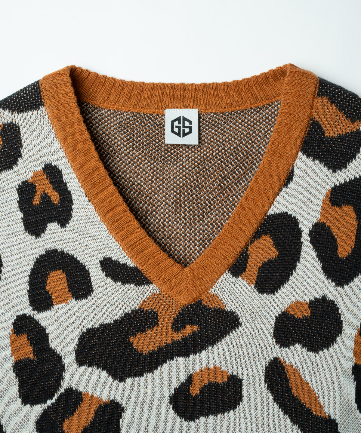 GS ANIMAL KNIT VEST Ivory