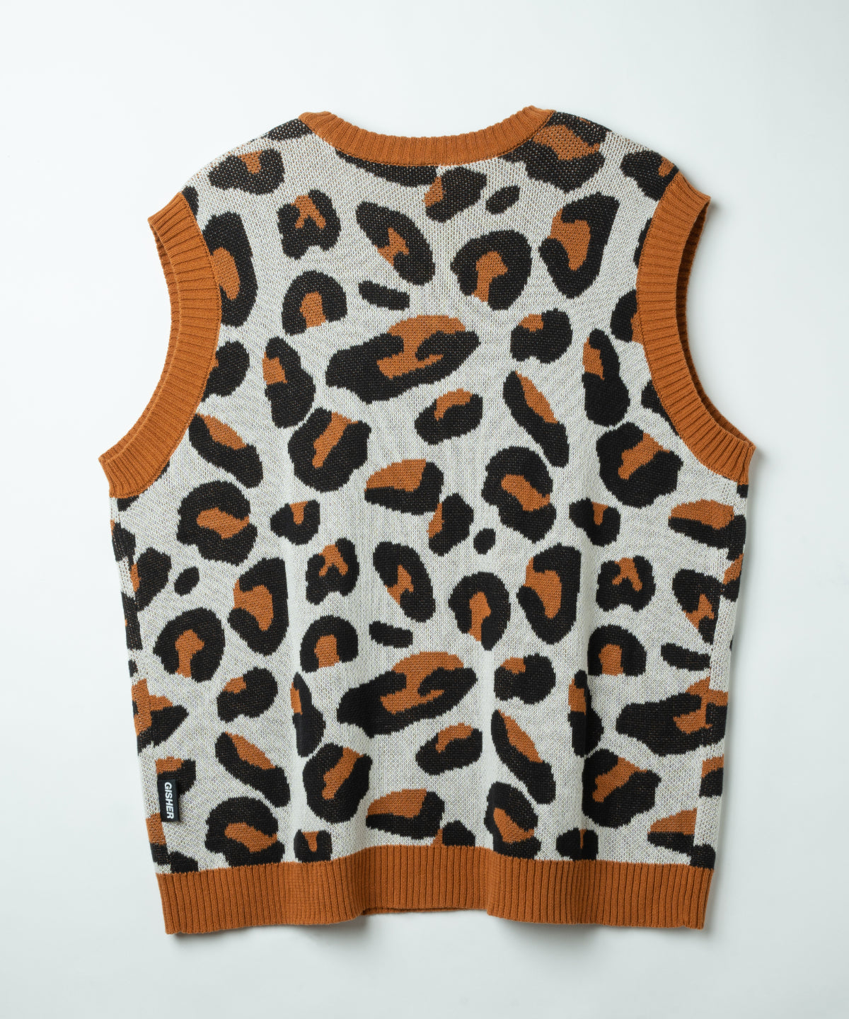 GS ANIMAL KNIT VEST Ivory